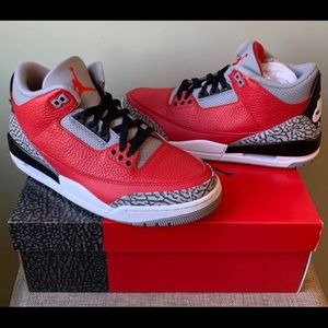 JORDAN 3 RETRO SE UNITE FIRE RED